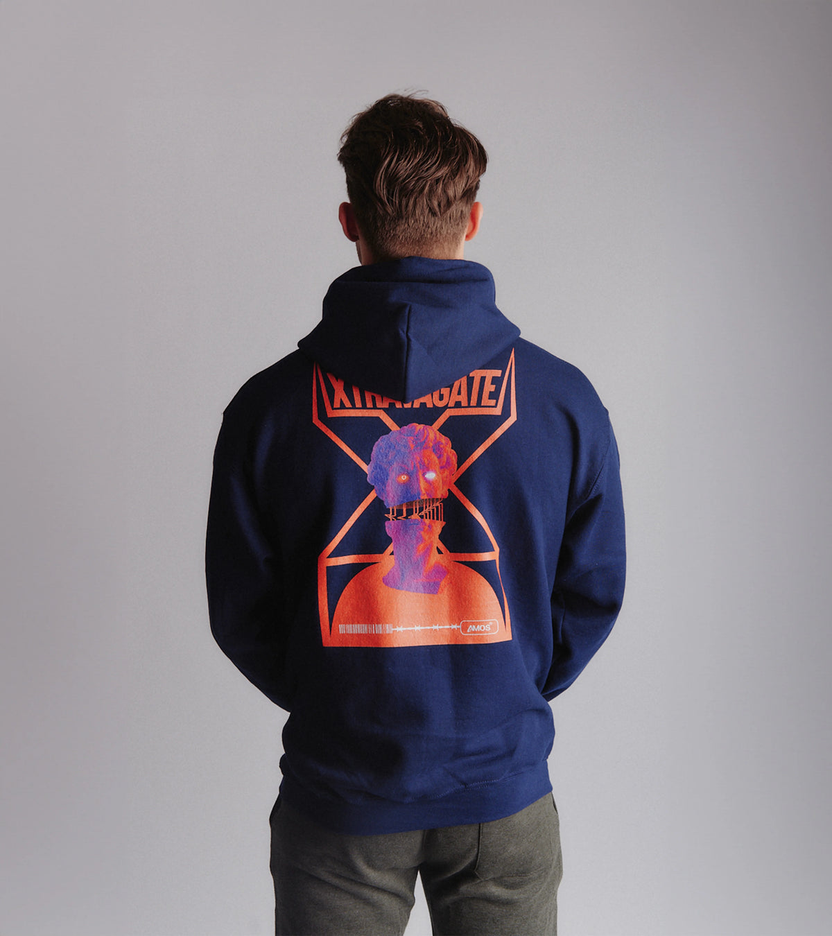 Embroidered Not Human Graphic Hoodie | Extravagate