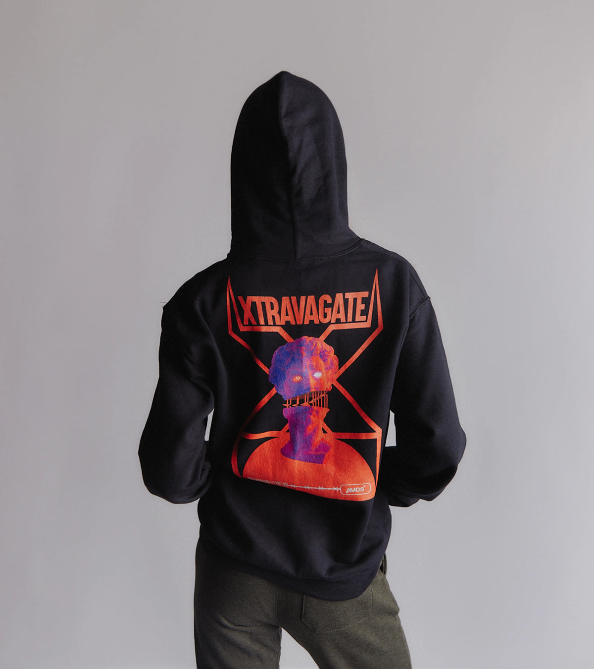 Embroidered Not Human Graphic Hoodie | Extravagate