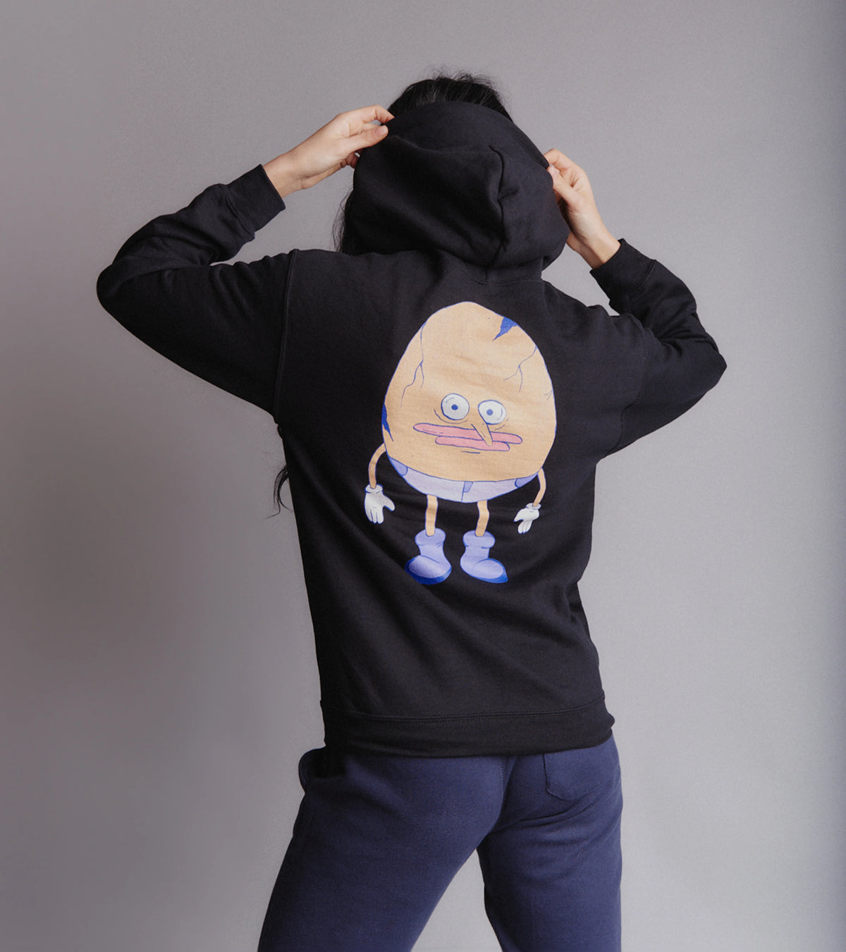 Embroidered Why So Serious Graphic Hoodie | Eggstacy