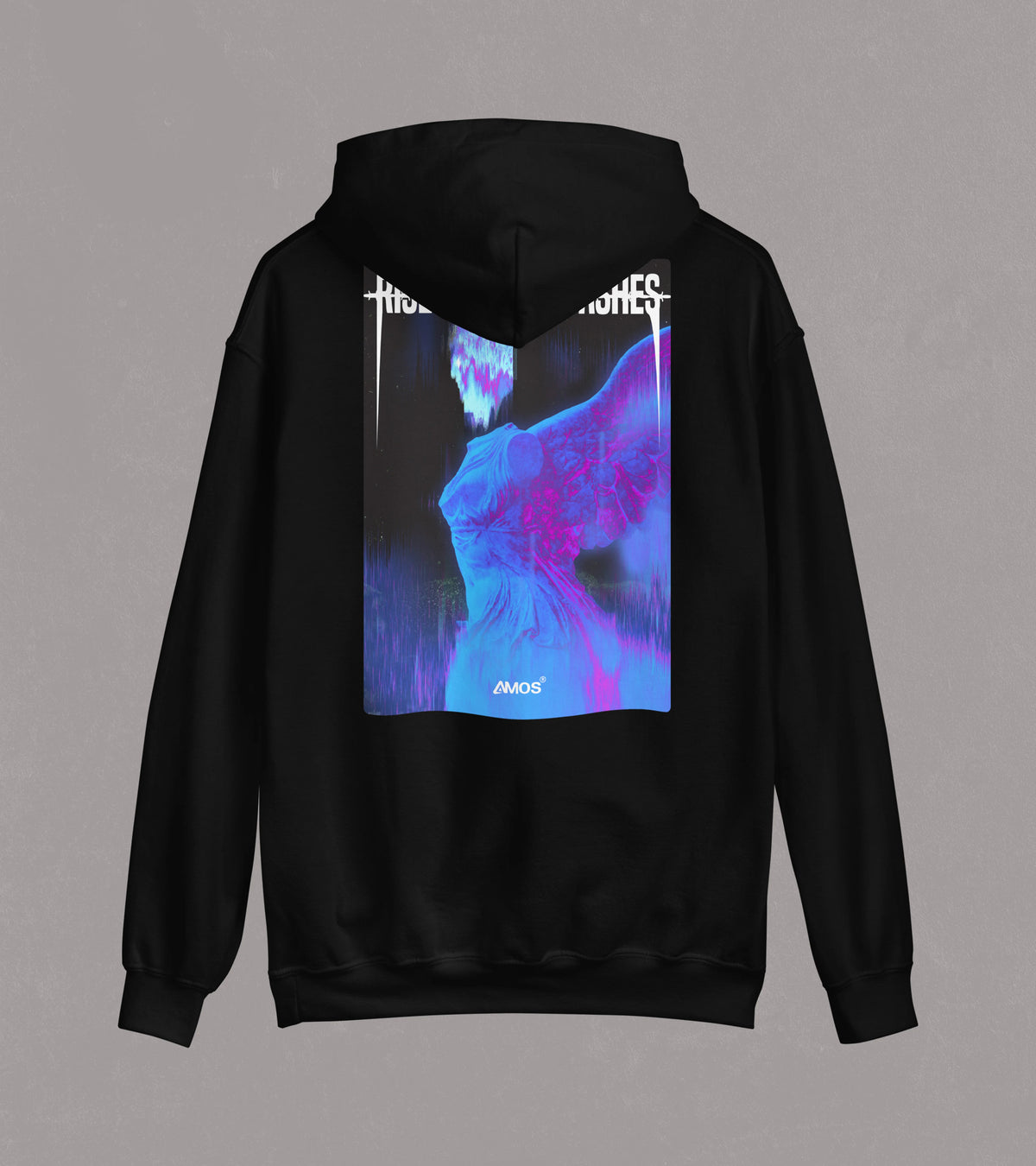 Embroidered Not Human Graphic Hoodie | Rise From The Ashes