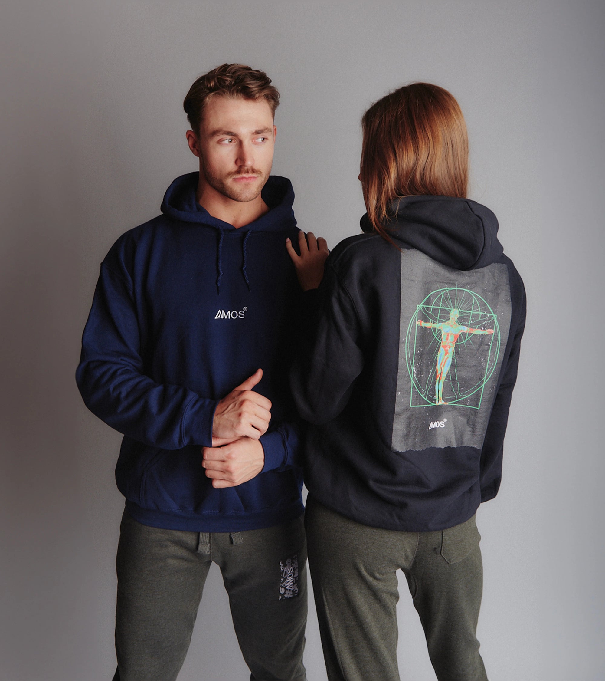 Embroidered Hoodies - Not Human Graphic Hoodies
